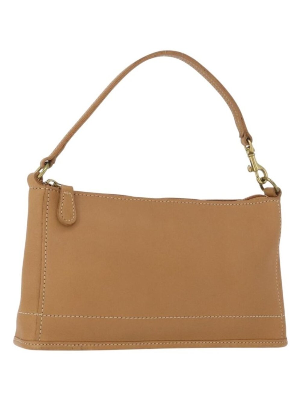 Coach Hand Pouch PVC Beige Gold - Picture 1 of 16